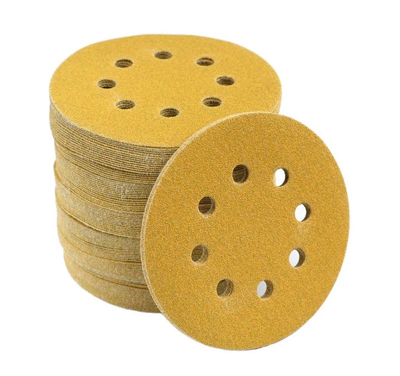 5-Inch 8-Hole Hook And Loop Sanding Discs