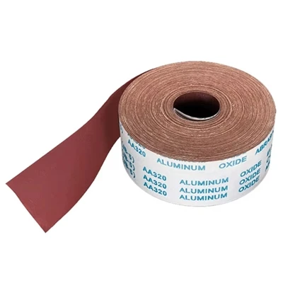 Sandpaper rolls, emery cloth