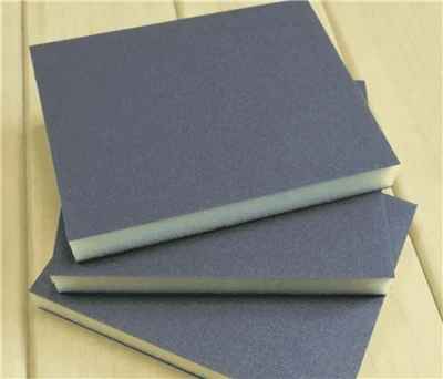 What are the special features of the material of sponge sandpaper compared wi...