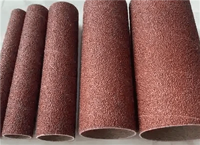 What is the manufacturing process of aluminium oxide sandpaper?