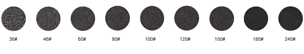 What different specifications and grit sizes are available for the Feilun bra...