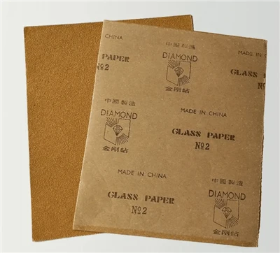 What are the main materials of glass sandpaper?